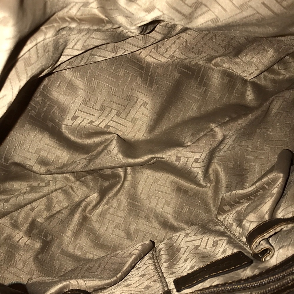 Bronze Leather Cole Haan shoulder bag - Picture 5 of 7